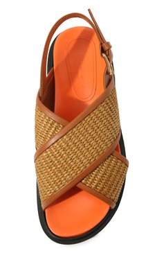 Комбинированные сандалии fussbett MARNI, арт. FBMS013801/P3860, фото 6