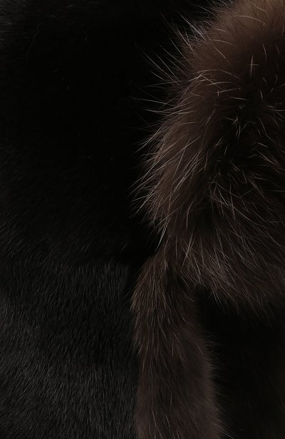 Меховая шапка-ушанка из норки и соболя VICTORIA KUSENKOVA, арт. 332803504235, фото 3