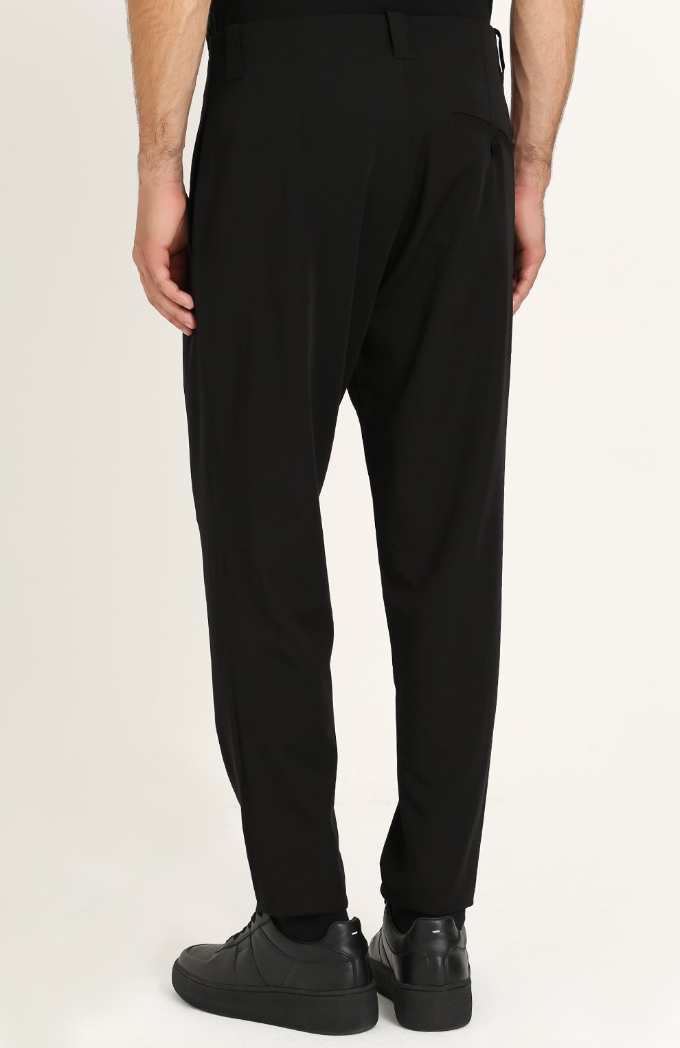 Шерстяные брюки свободного кроя ISABEL BENENATO, арт. UW05F17, фото 4