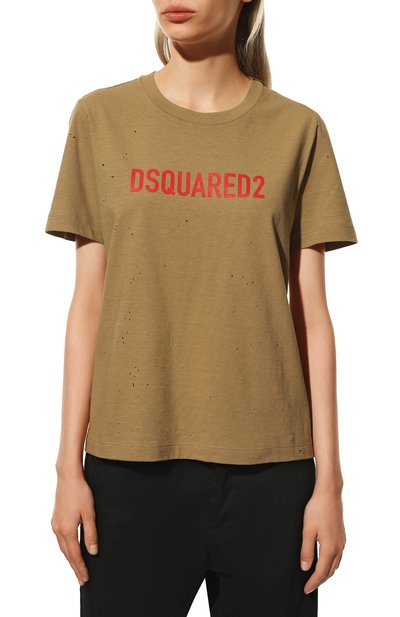 Хлопковая футболка DSQUARED2, арт. S75GD0309/S22507, фото 3