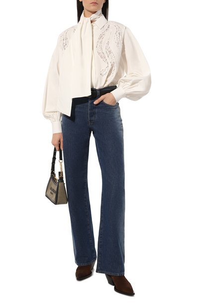 Хлопковая блузка ELIE SAAB, арт. 15623, фото 2