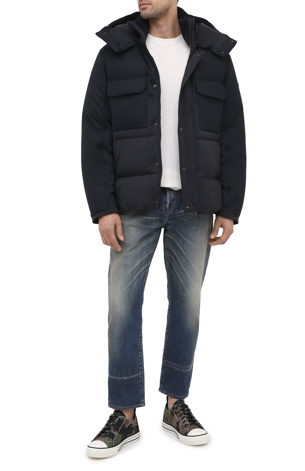 Пуховик wilfrid MONCLER темно-синего цвета по цене 157500 руб., арт. F2-091-1B538-00-53132, фото 2 Пуховик wilfrid MONCLER, арт. F2-091-1B538-00-53132, фото 2