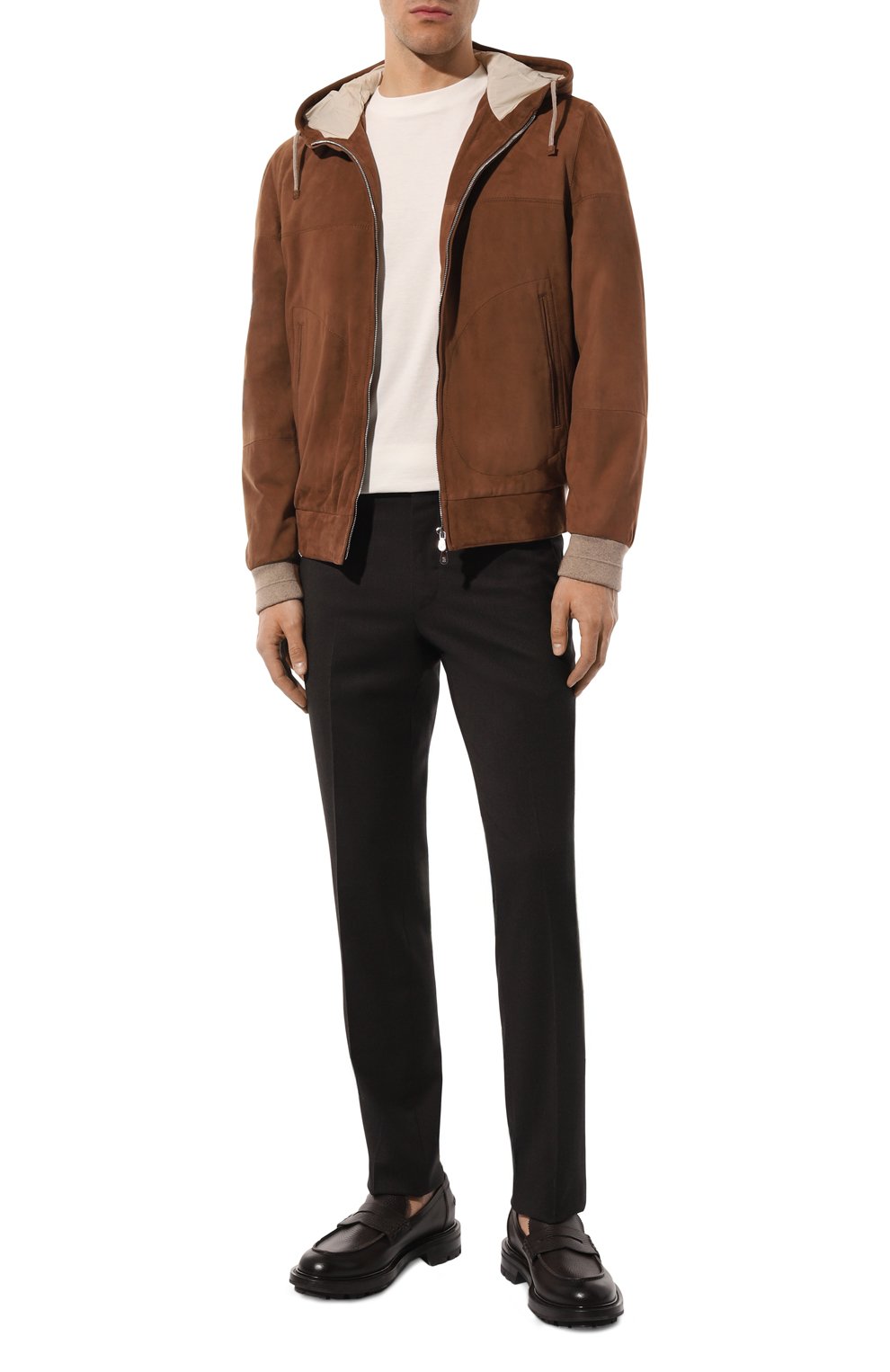 Замшевый бомбер BRUNELLO CUCINELLI, арт. M0PCL1957, фото 2