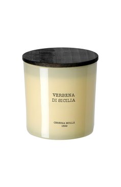 Свеча verbena di sicilia (600g) CERERIA MOLLA 1899 бес�цветного цвета, арт. 8424405066423 | Фото 1 (Региональные ограничения белый список (Axapta Mercury): Не проставлено; Нос: Не проставлено; Ограничения доставки: flammable)