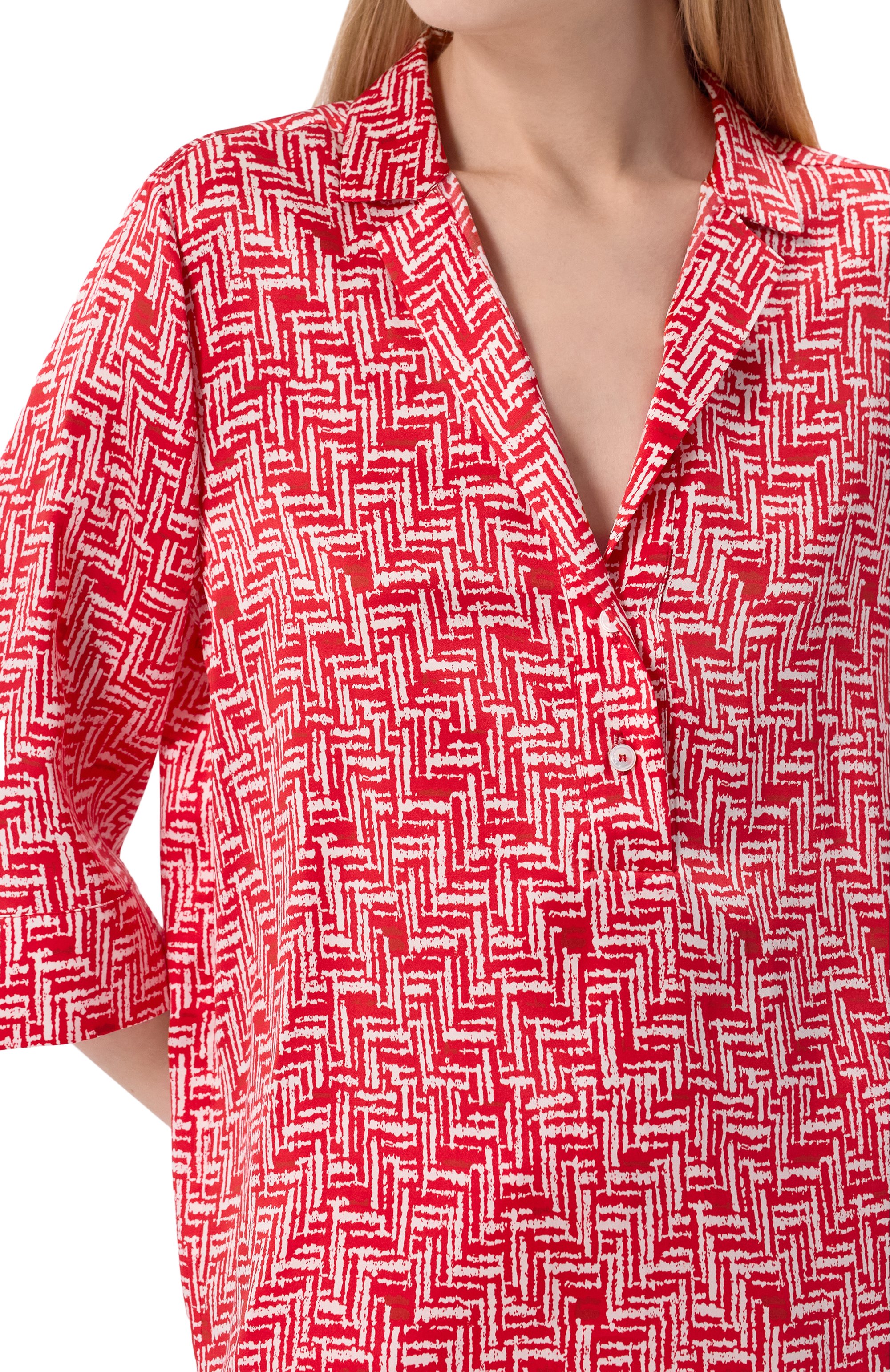 Шелковая блузка KITON, арт. D51411K0964E02, фото 5