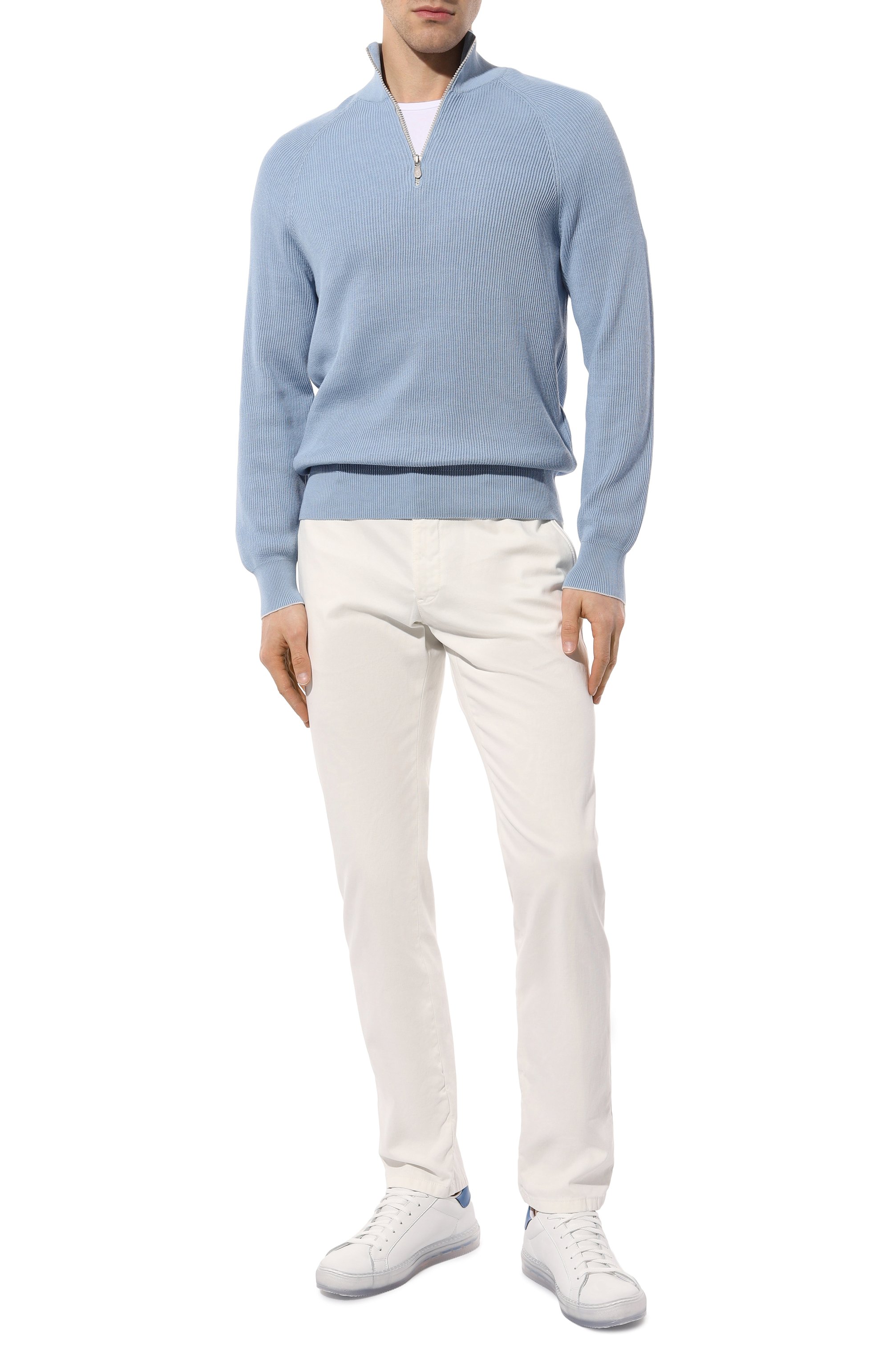 Кожаные кеды KITON, арт. USSA088N00879, фото 2