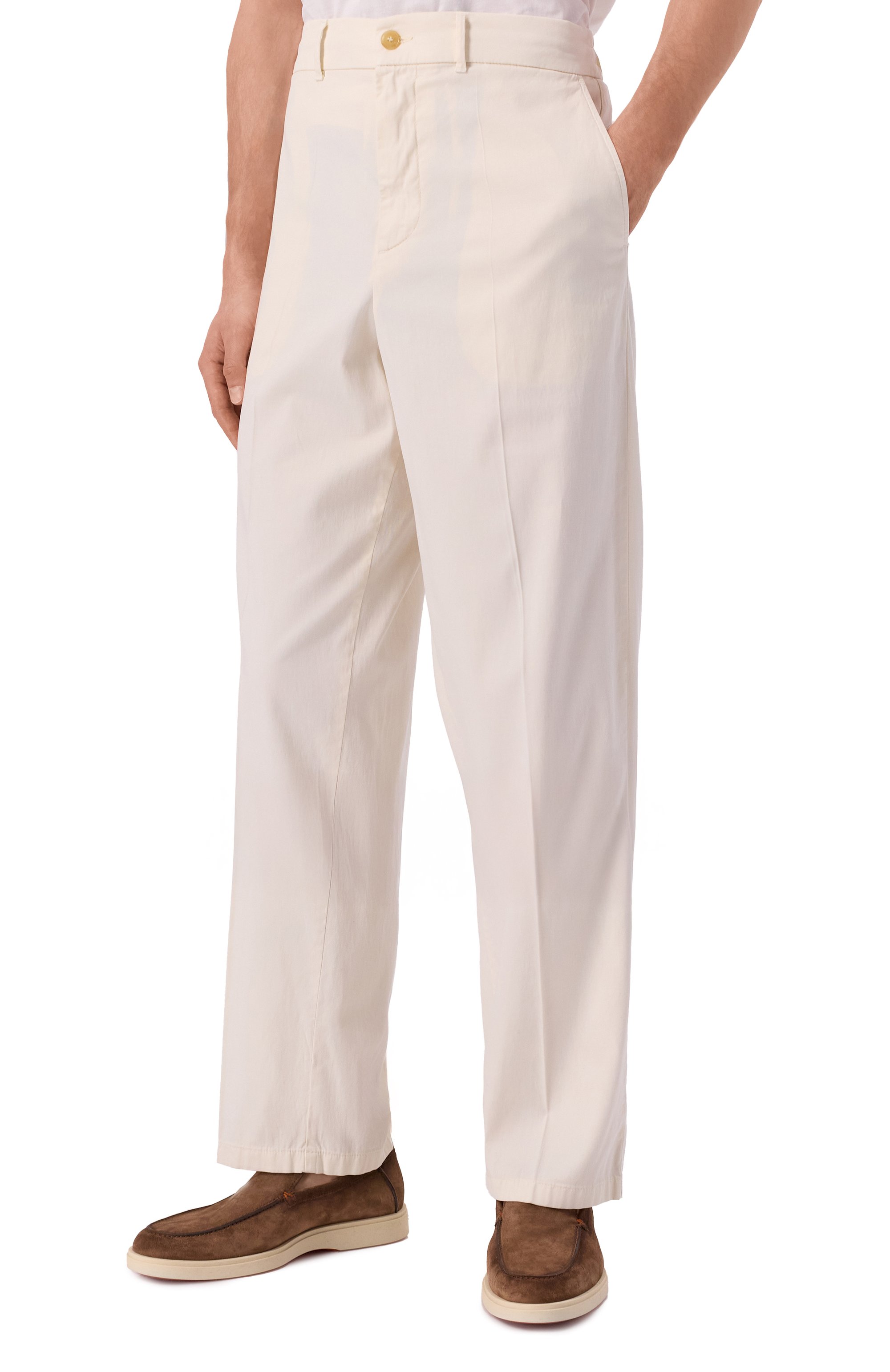 Брюки из лиоцелла и хлопка CANALI, арт. 93609/PT01355, фото 3