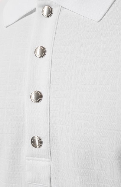 Хлопковое поло BALMAIN, арт. CH1GB000/JB82, фото 5