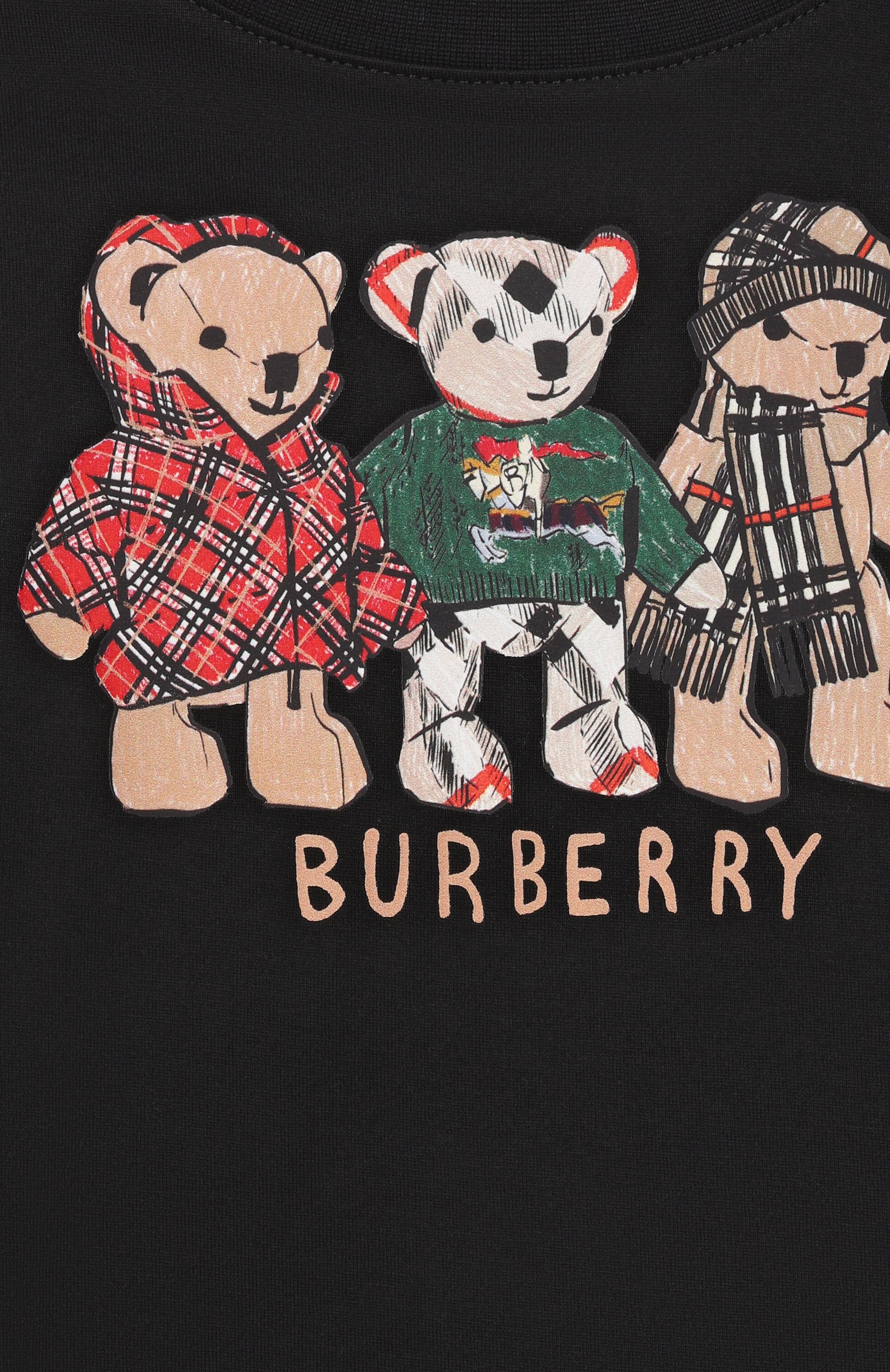 Хлопковая футболка BURBERRY, арт. 8121200, фото 3