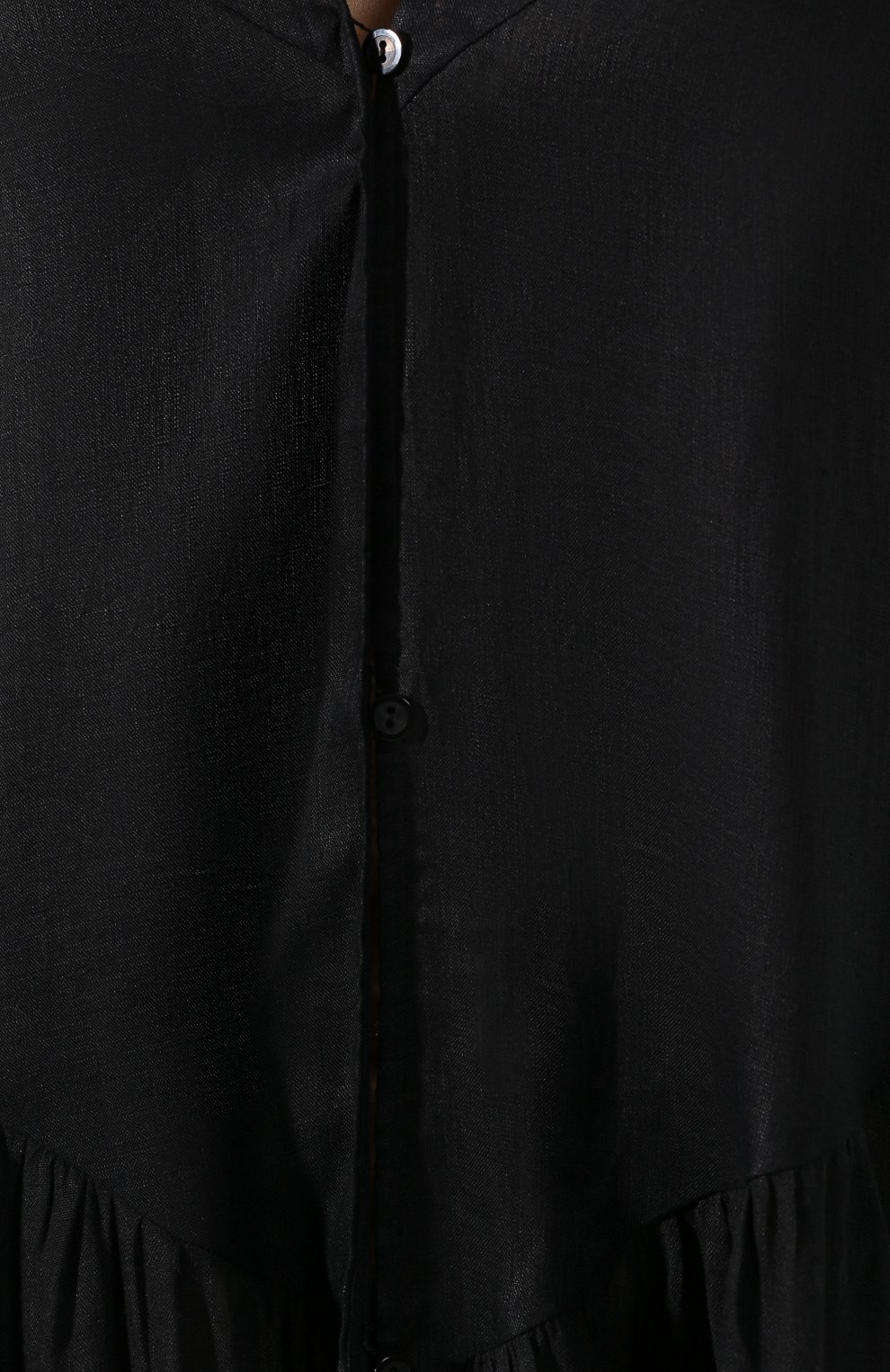 Льняное платье A MERE CO черного цвета по цене 29950 руб., арт. AMC-R20-G7-93, фото 5 Льняное платье A MERE CO, арт. AMC-R20-G7-93, фото 5