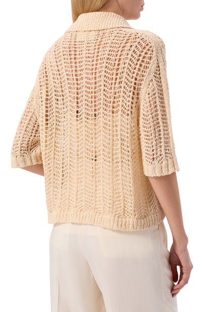 Хлопковое поло ERIKA CAVALLINI, арт. P6SB51, фото 4