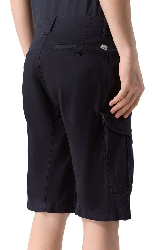 Хлопковые шорты C.P. Company RSCMBE746A/005694G Синий  RSCMBE746A/005694G Фото 4