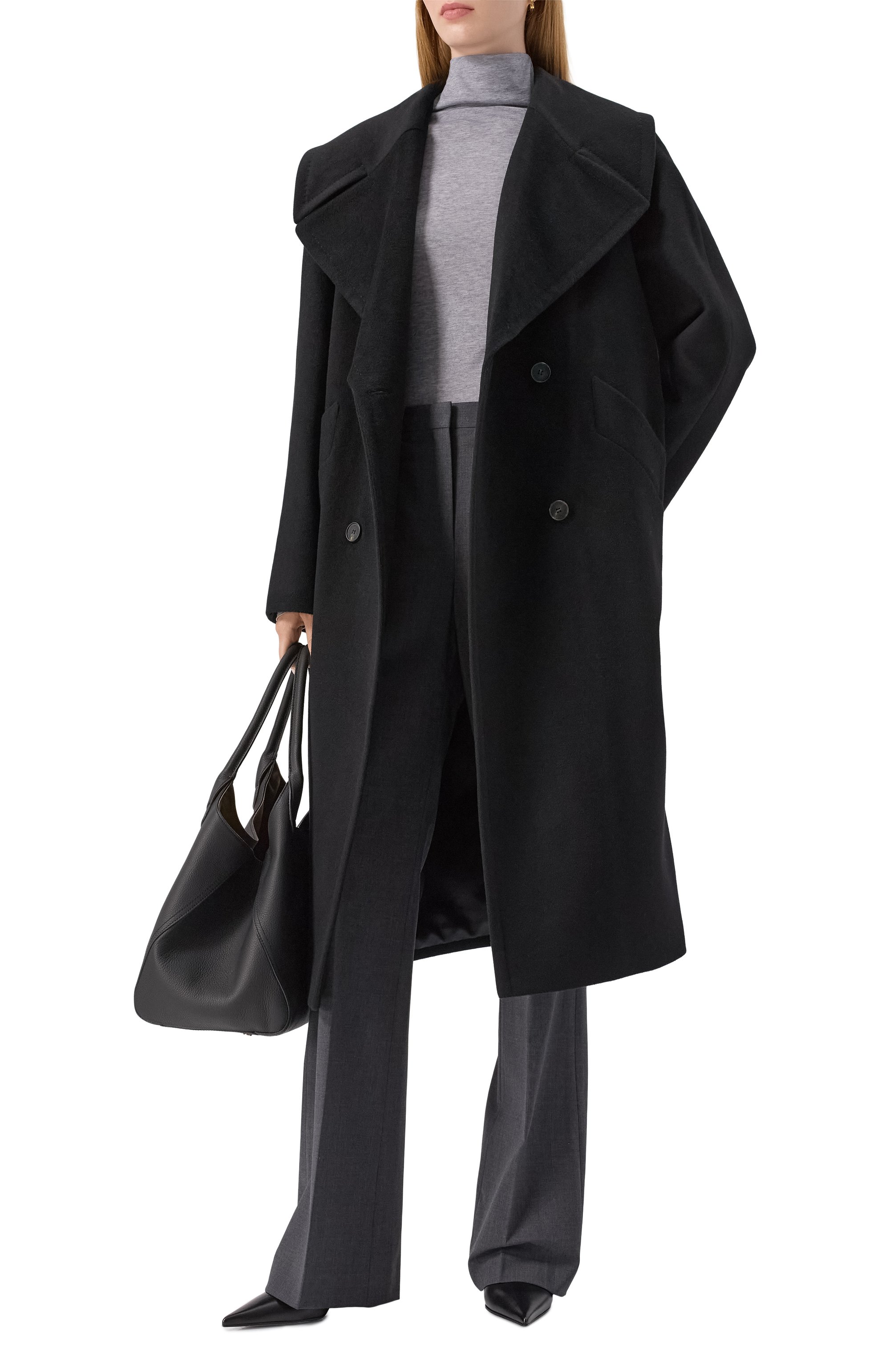 Пальто из шерсти и кашемира FREEAGE, арт. WW26.CT024.3060.900, фото 2