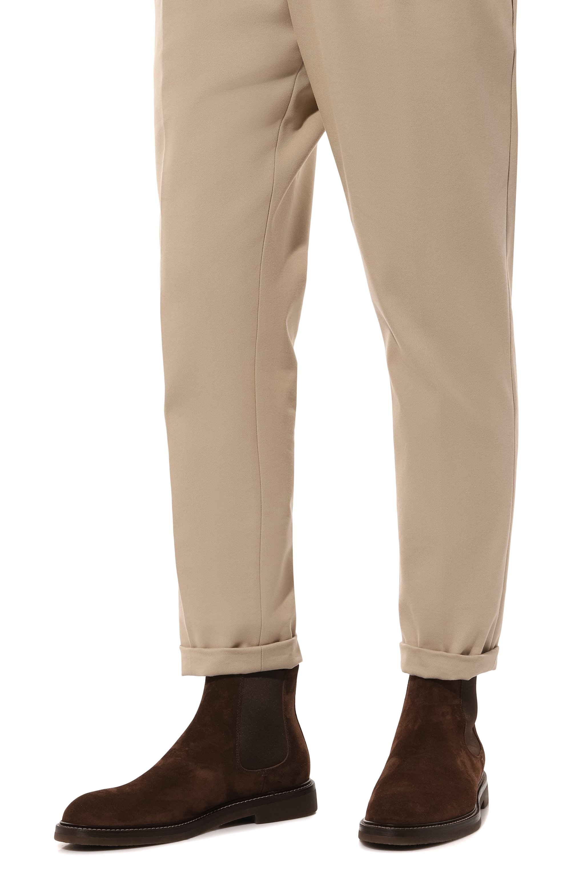 Замшевые челси BRUNELLO CUCINELLI, арт. MZUPEAE818, фото 3