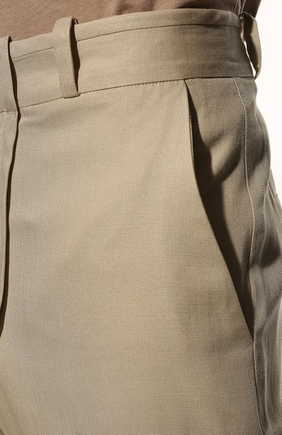 Брюки из вискозы и льна JACQUEMUS, арт. 225PA012-1011, фото 5