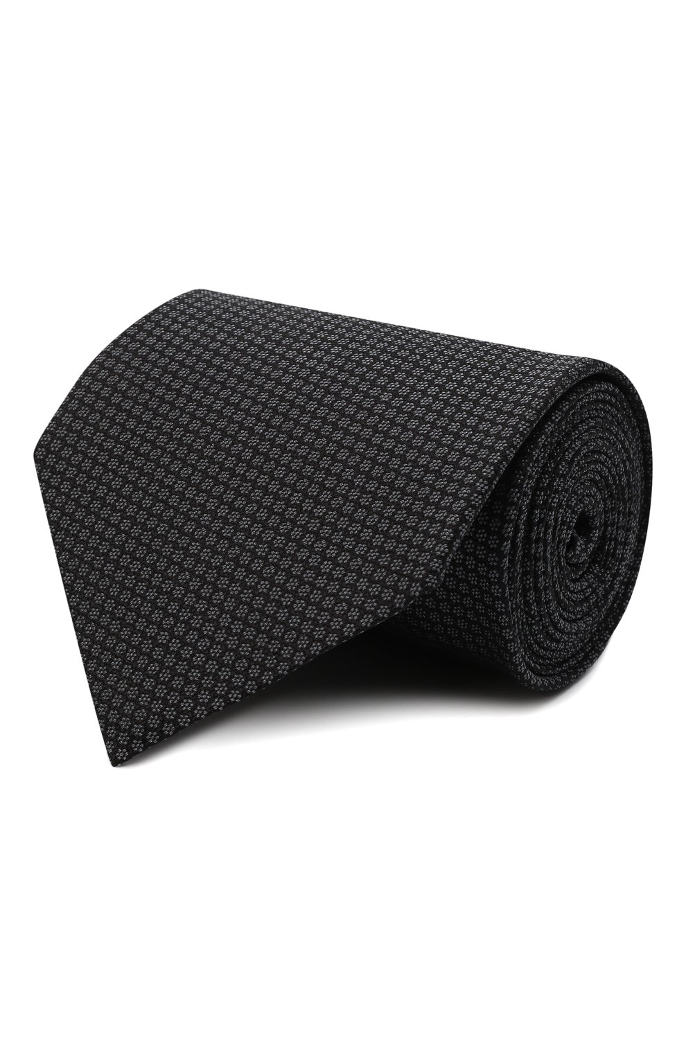 Шелковый галстук TOM FORD темно-серого цвета по цене 23850 руб., арт. 3TF21/XTF, фото 1 Шелковый галстук TOM FORD, арт. 3TF21/XTF, фото 1