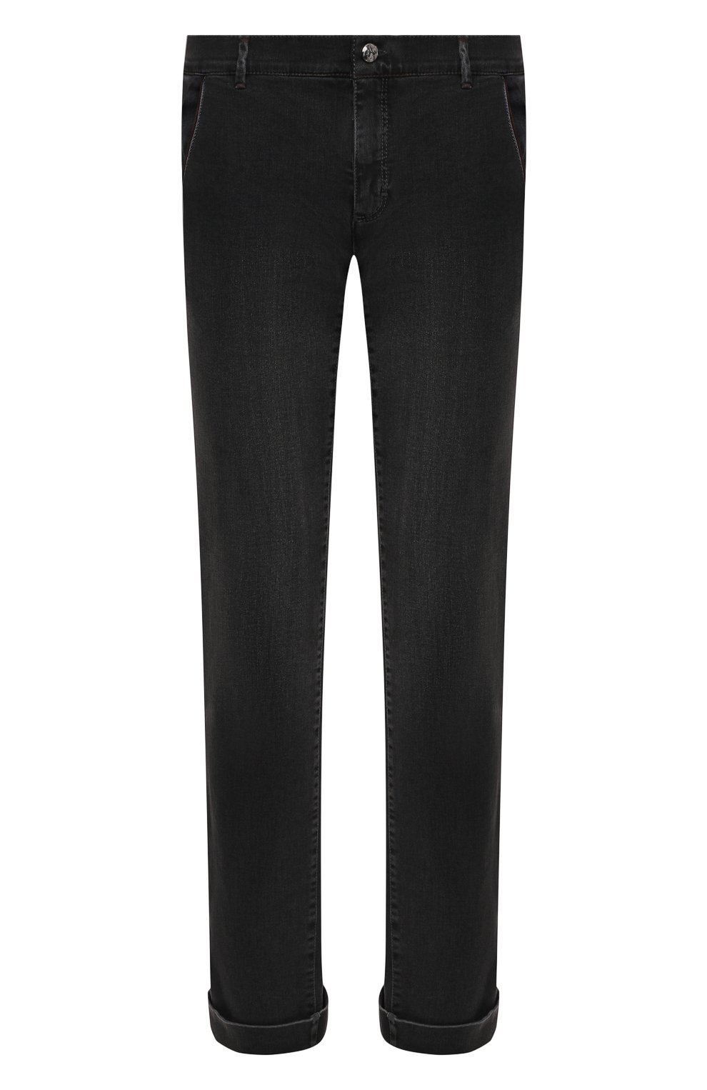 Джинсы с отделкой из кожи аллигатора ZILLI, арт. MCW-00080-DBLC1/S001/AMIS, фото 1