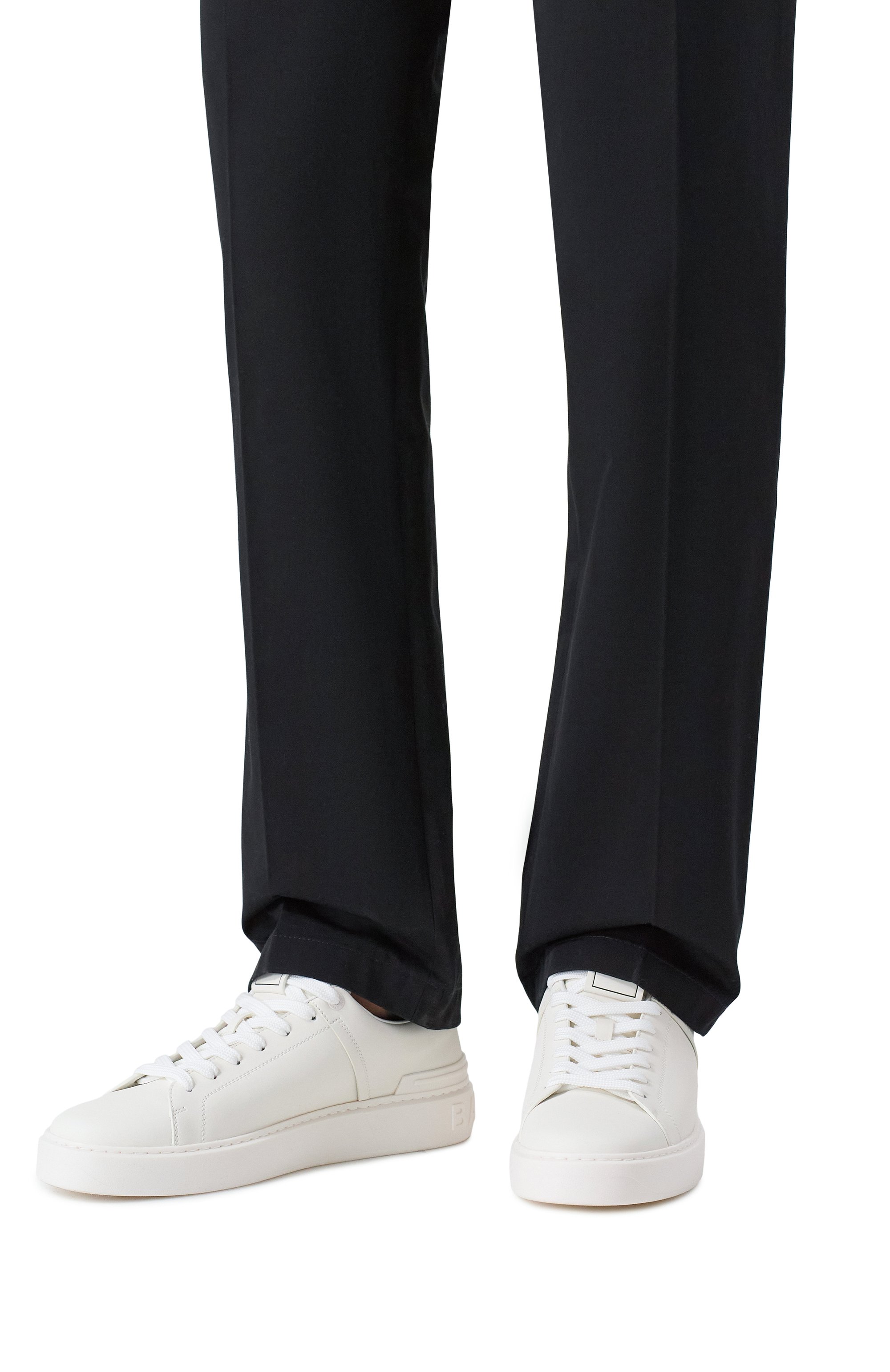 Кожаные кеды b-court BALMAIN, арт. GM1VI288/LVTR, фото 3