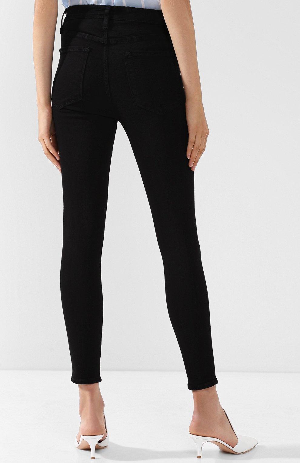 Однотонные джинсы-скинни FRAME DENIM, арт. AHRSKC208, фото 4
