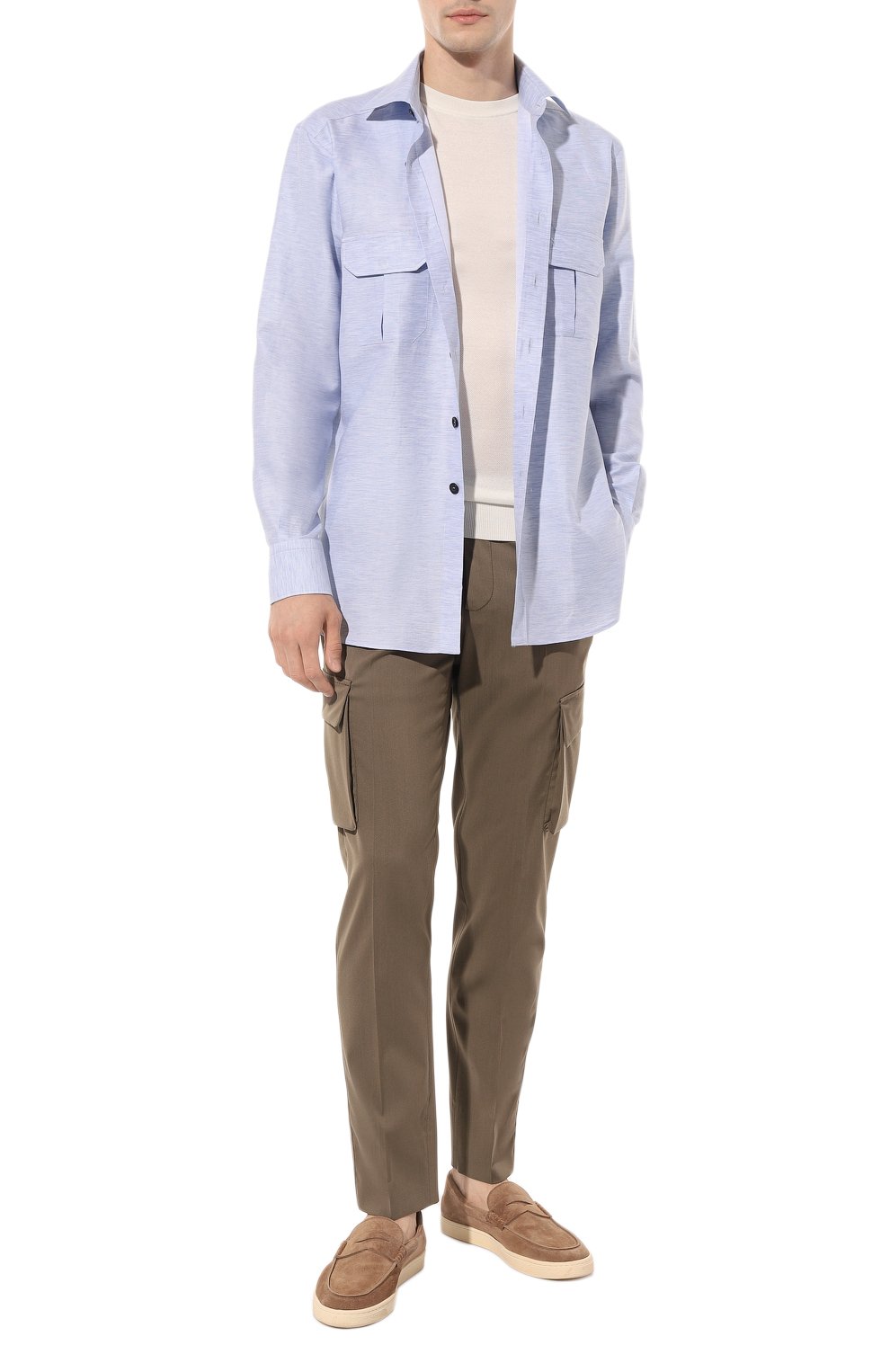 Рубашка из хлопка и шелка STEFANO RICCI, арт. SP006289/R2150, фото 2