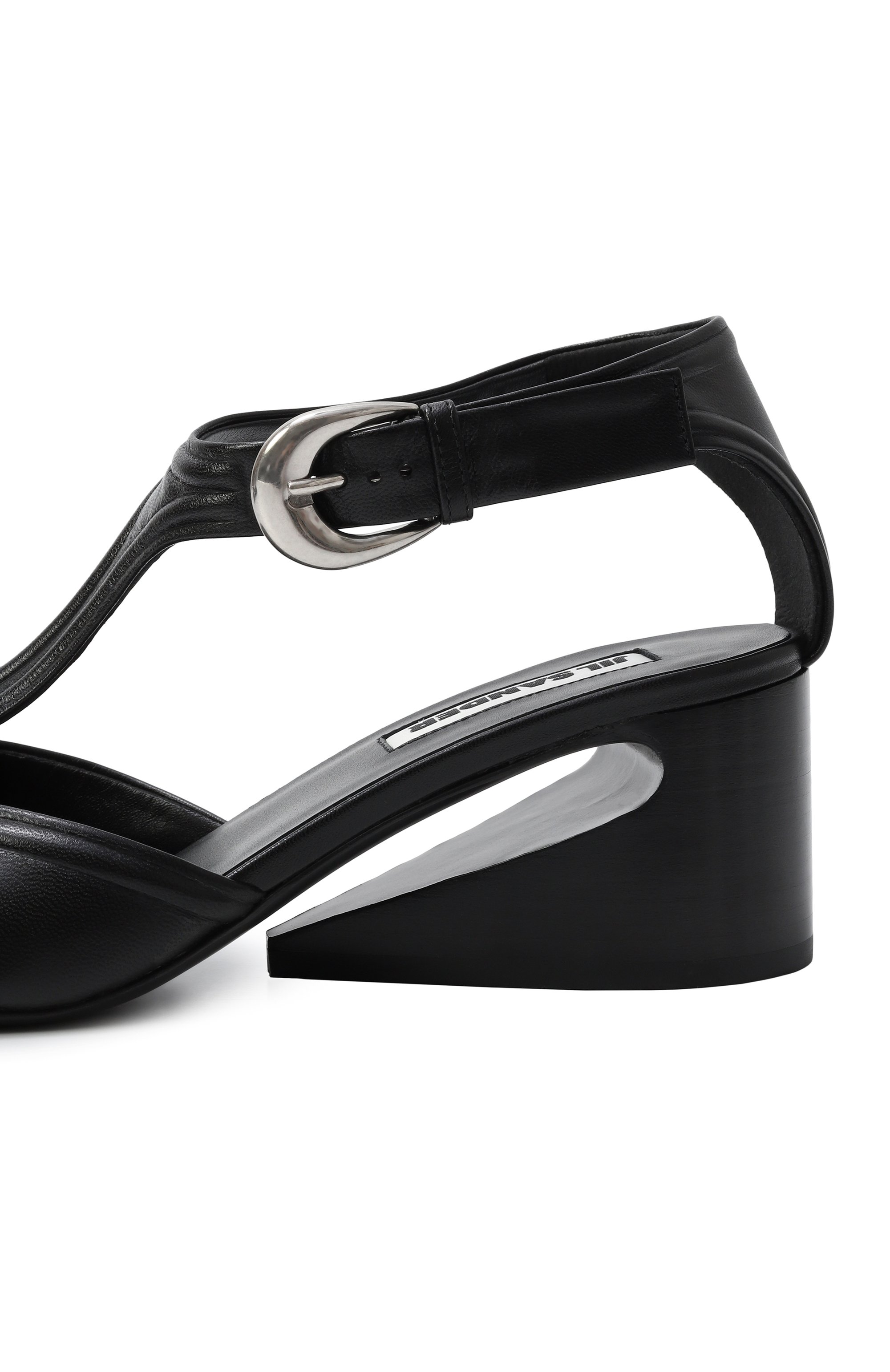 Кожаные туфли mary jane JIL SANDER, арт. J16WM0004-P8226, фото 7