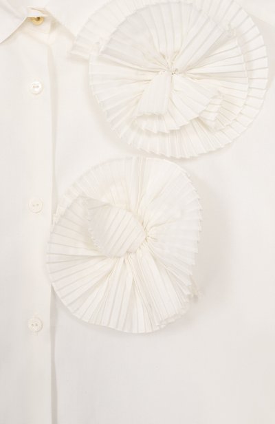 Хлопковая рубашка BLUMARINE, арт. BFCA0460/CA270, фото 3