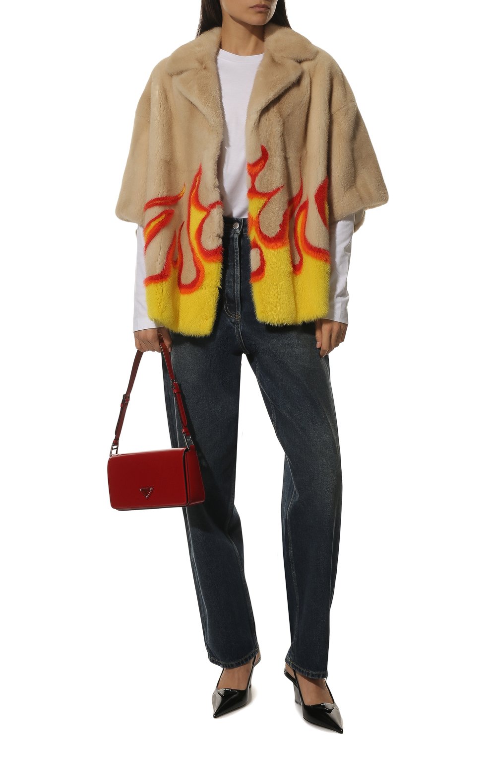 Шуба из меха норки PRADA, арт. 165539-1SX3-F0627-211, фото 2