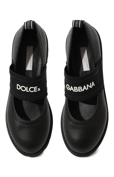 Кожаные туфли DOLCE & GABBANA, арт. D10960/AW087/37-39, фото 4