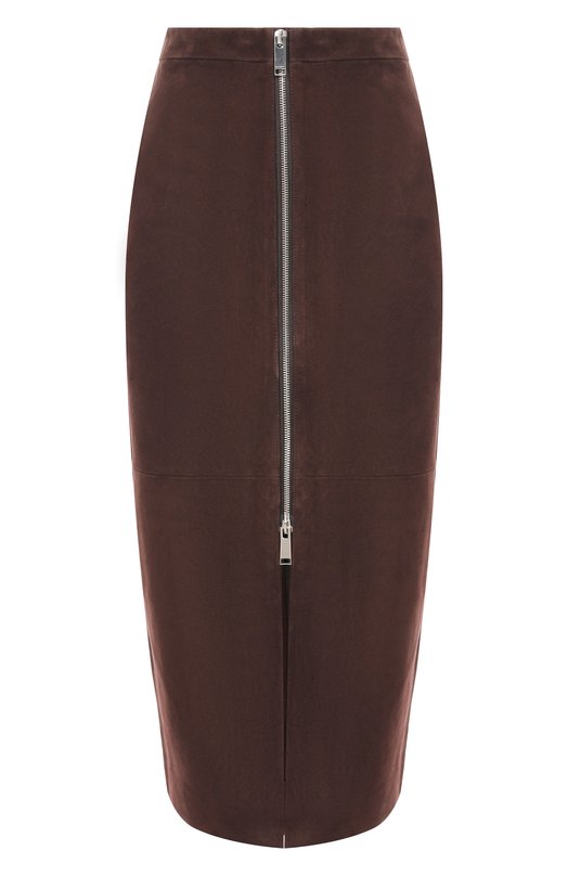 Замшевая юбка Halfboy HF251WL001 Коричневый HF251WL001