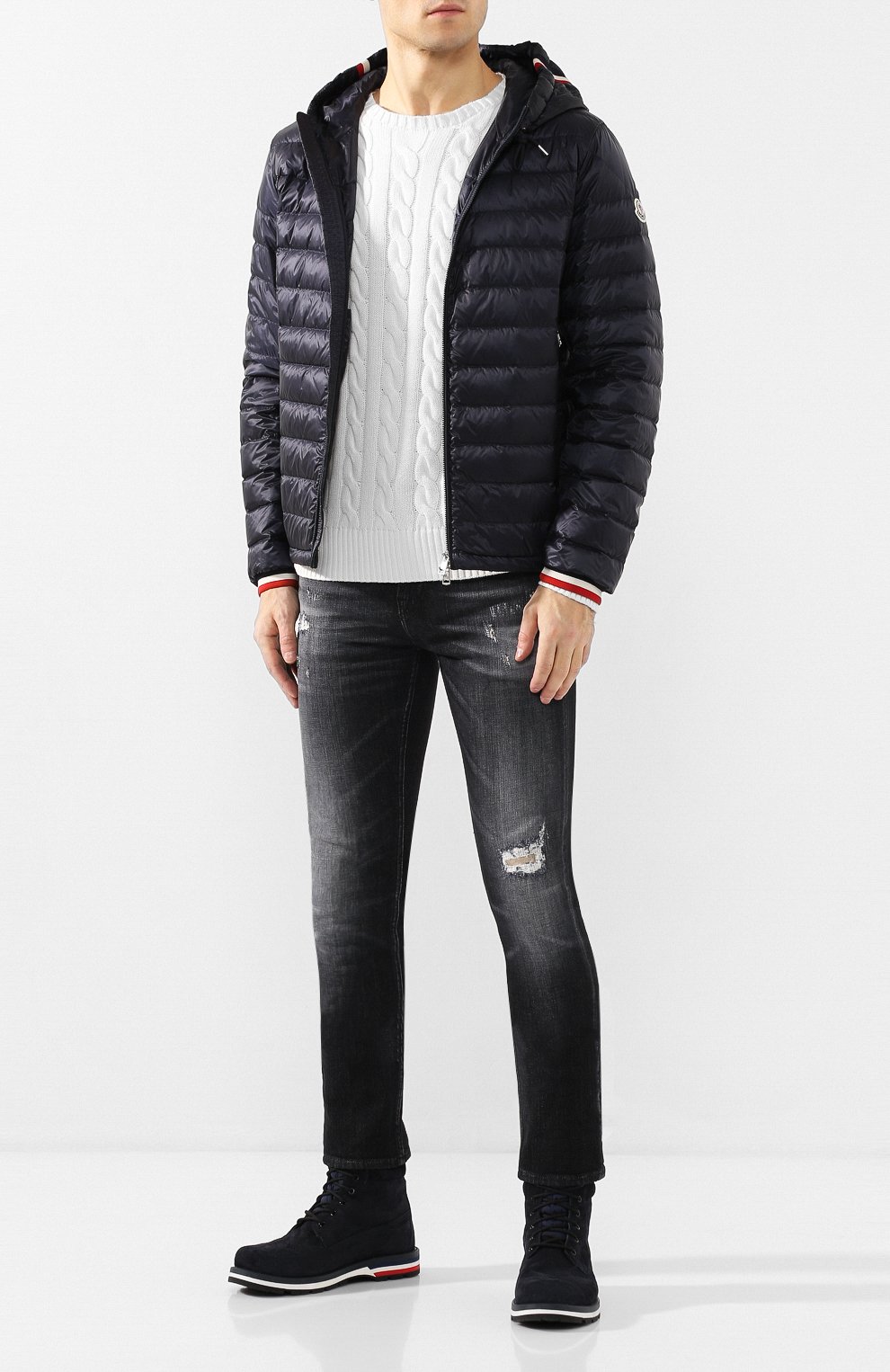 Замшевые ботинки vancouver MONCLER, арт. F1-09A-4F700-00-02S48, фото 2