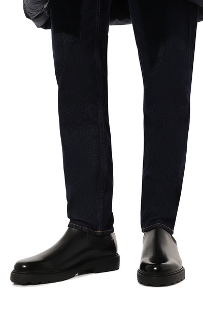 Кожаные челси gevon BALLY черного цвета по цене 86900 руб., арт. MSB07T/VT031, фото 3 Кожаные челси gevon BALLY, арт. MSB07T/VT031, фото 3