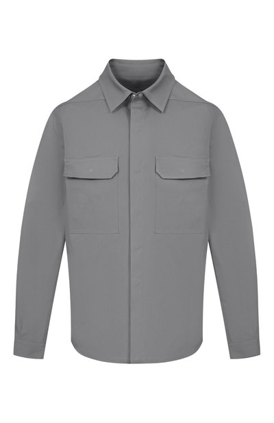 Мужская хлопковая рубашка RICK OWENS, арт. RU01F2236/TE