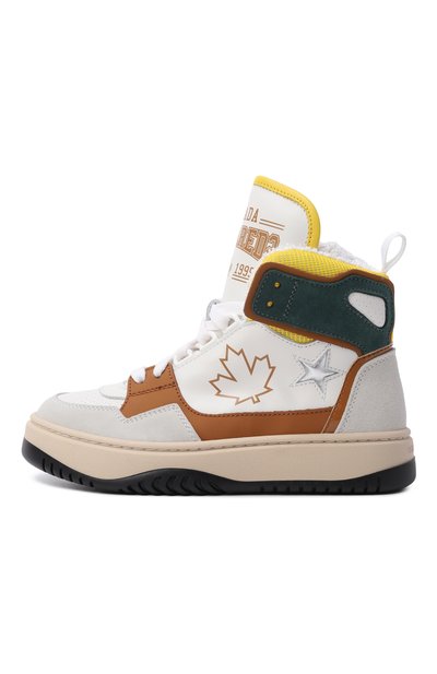 Кожаные кеды DSQUARED2, арт. 82782/VAR2_001, фото 2