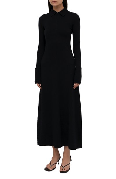 Шерстяное платье JIL SANDER, арт. JSPT717043-WT217608, фото 3