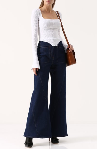 Облегающий топ с длинным рукавом и квадратным вырезом ESTEBAN CORTAZAR, арт. P7ML05/0F0016 KIRA KNIT, фото 2