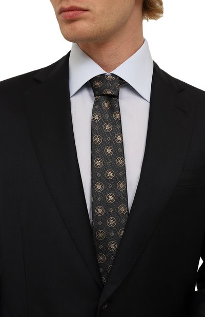 Шелковый галстук CANALI, арт. 18/HJ03865, фото 2