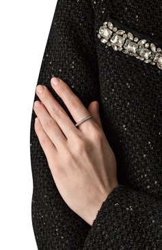 Женское кольцо matrix SWAROVSKI серебряного цвета, арт. 1121068 | Фото 2 (Материал: Металл, Кристаллы; Нос: Не проставлено)