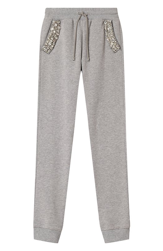

Хлопковые джоггеры Philipp Plein, Серый