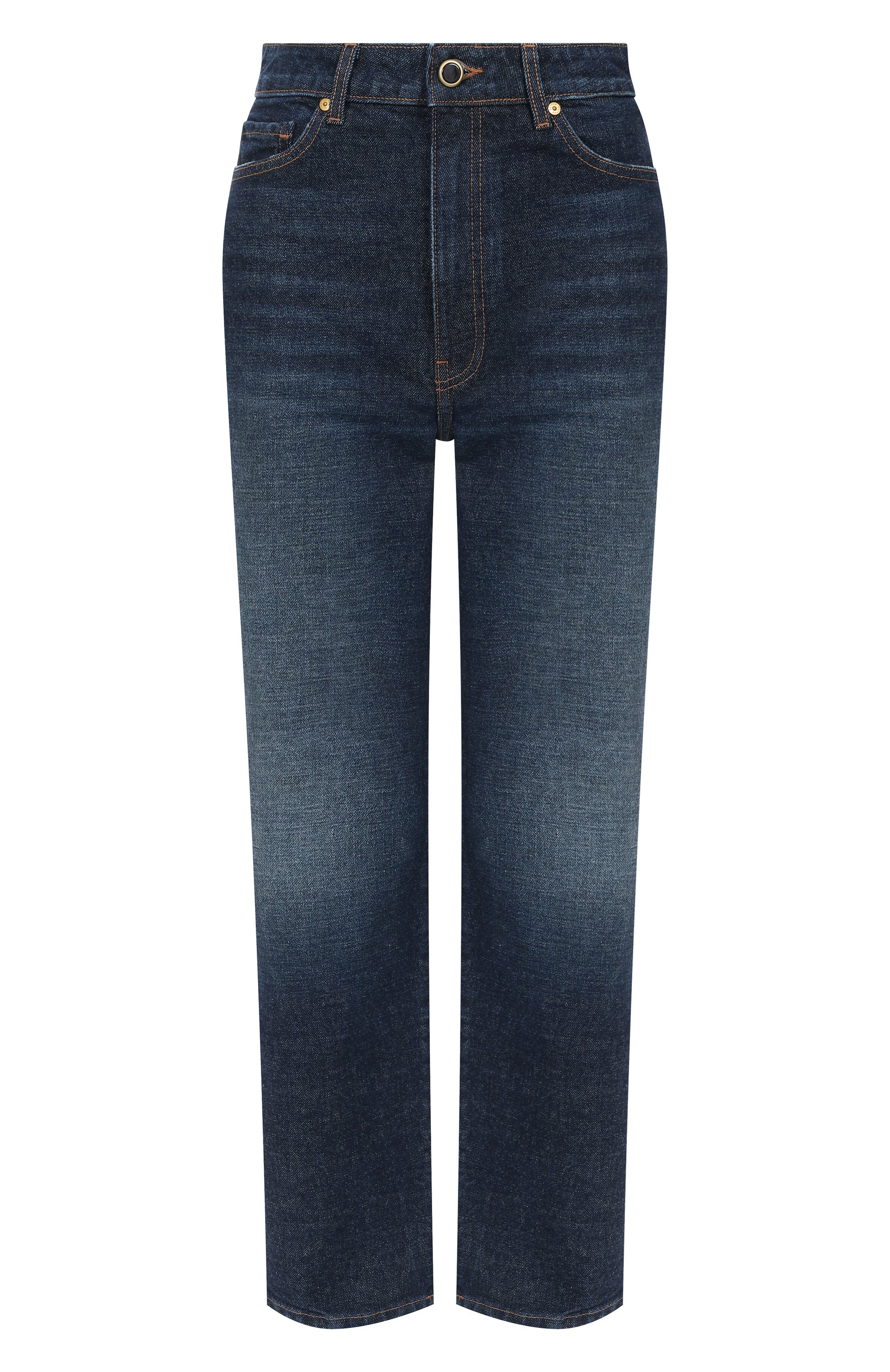 Джинсы KHAITE синего цвета по цене 69950 руб., арт. 1071916010/W916, фото 1 Джинсы KHAITE, арт. 1071916010/W916, фото 1