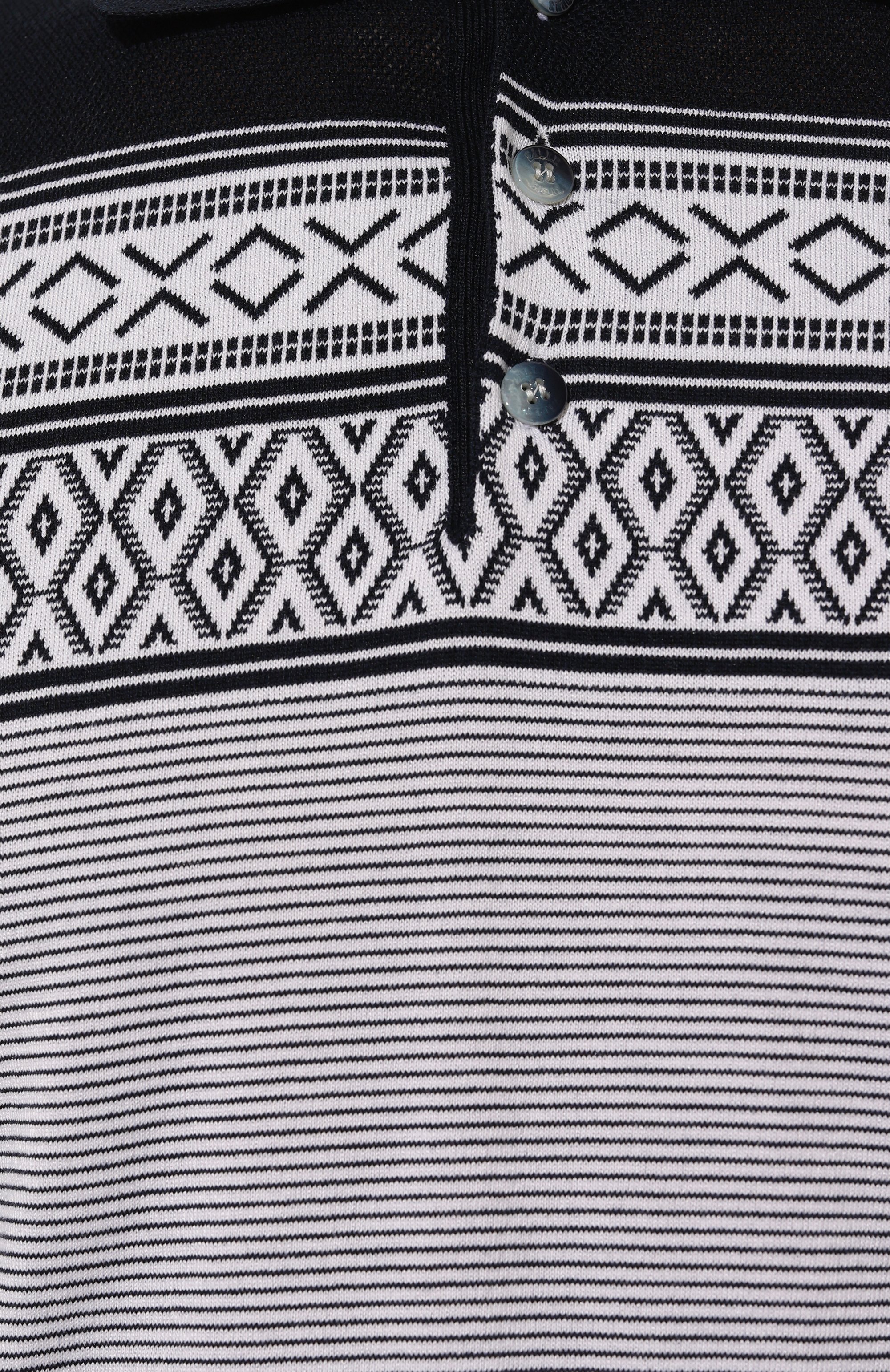 Поло из хлопка и шелка ZILLI, арт. KBP002M0142VETH00, фото 5