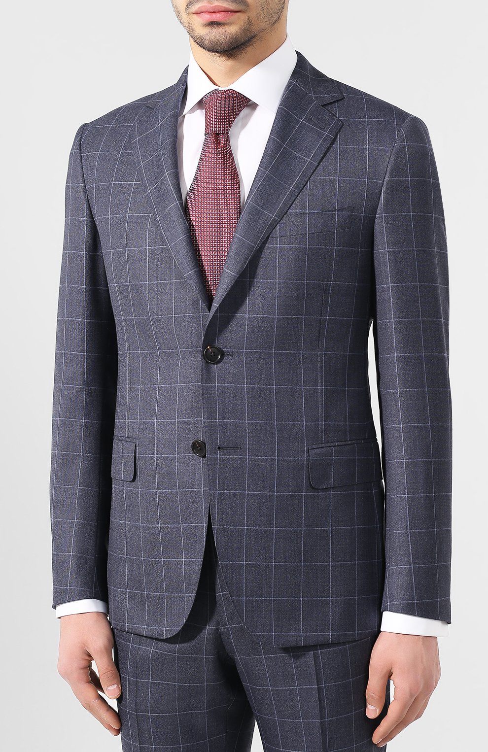 Костюм из смеси шерсти и шелка PAL ZILERI, арт. 033X022K2--53567, фото 2