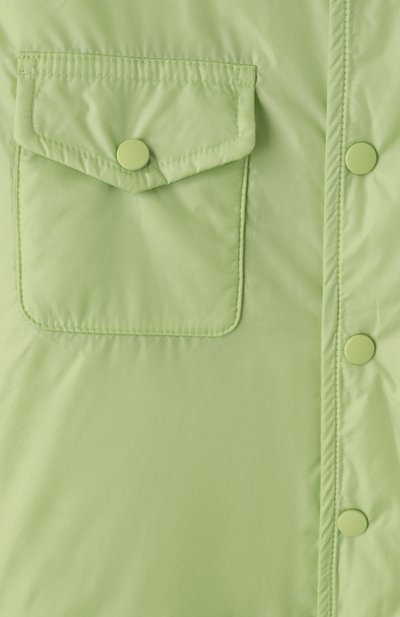 Утепленная куртка-рубашка ASPESI салатового цвета по цене 29950 руб., арт. S25001GMNN100/6A-8A, фото 3 Утепленная куртка-рубашка ASPESI, арт. S25001GMNN100/6A-8A, фото 3