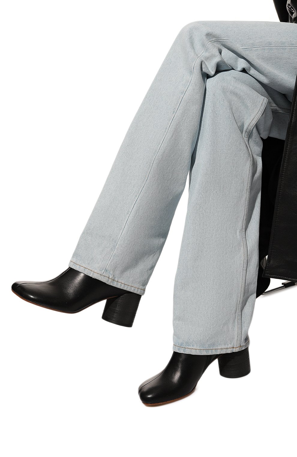 Кожаные ботильоны MM6, арт. S66WU0074/P3628, фото 3