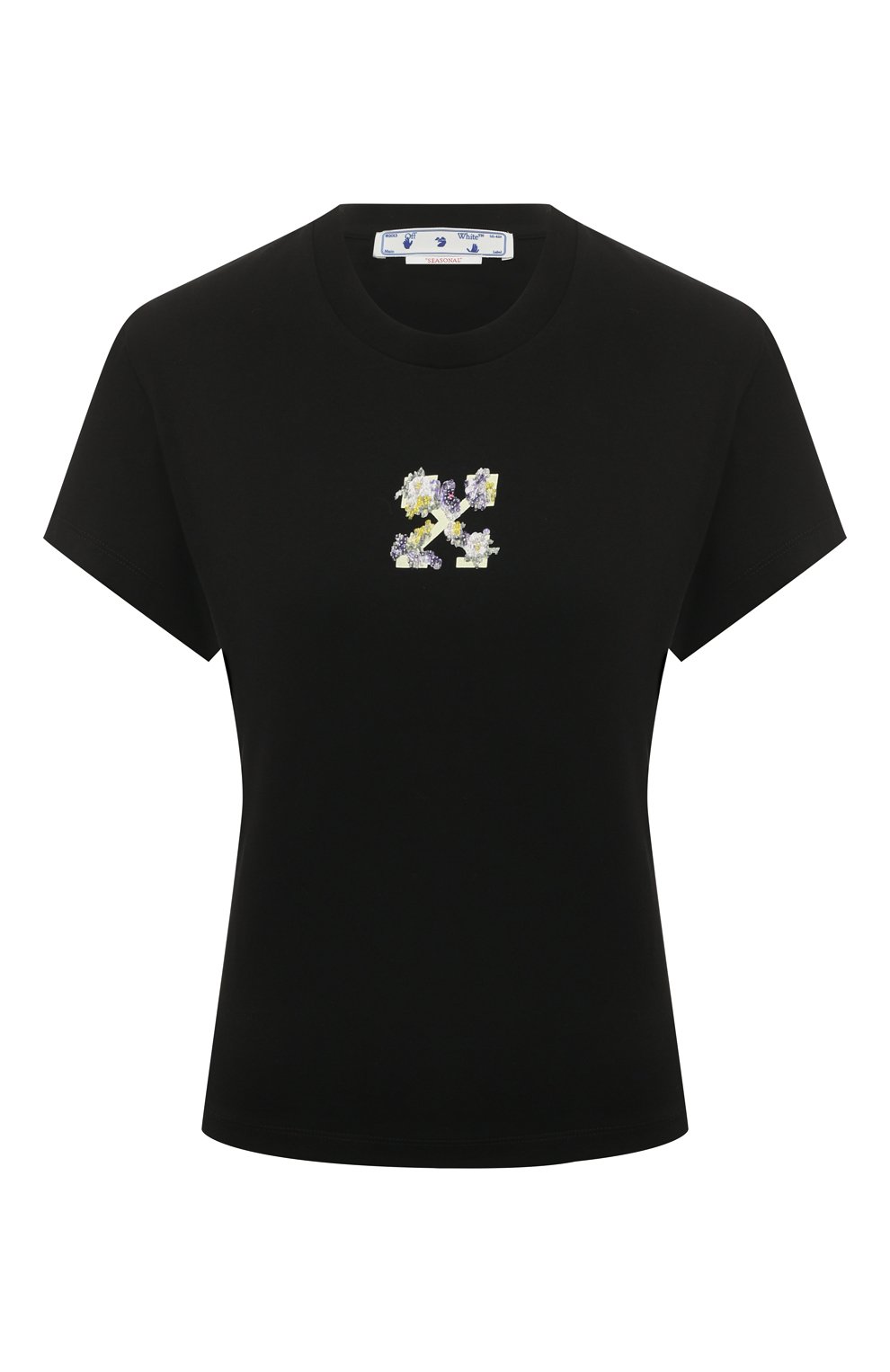 Хлопковая футболка OFF-WHITE, арт. OWAA112F22JER001, фото 1
