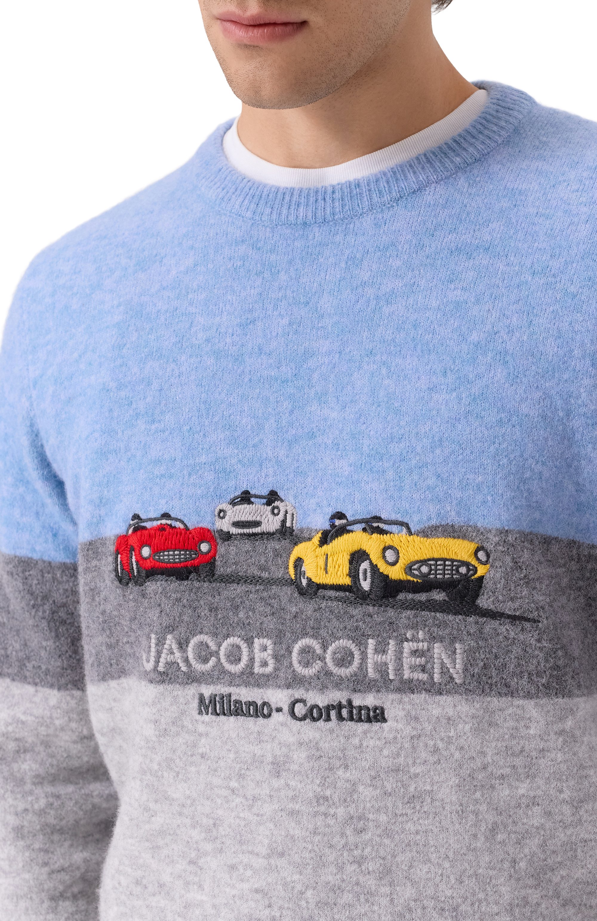 Шерстяной джемпер JACOB COHEN, арт. 25I P/JUM_SG024 001 X0017 FL, фото 5