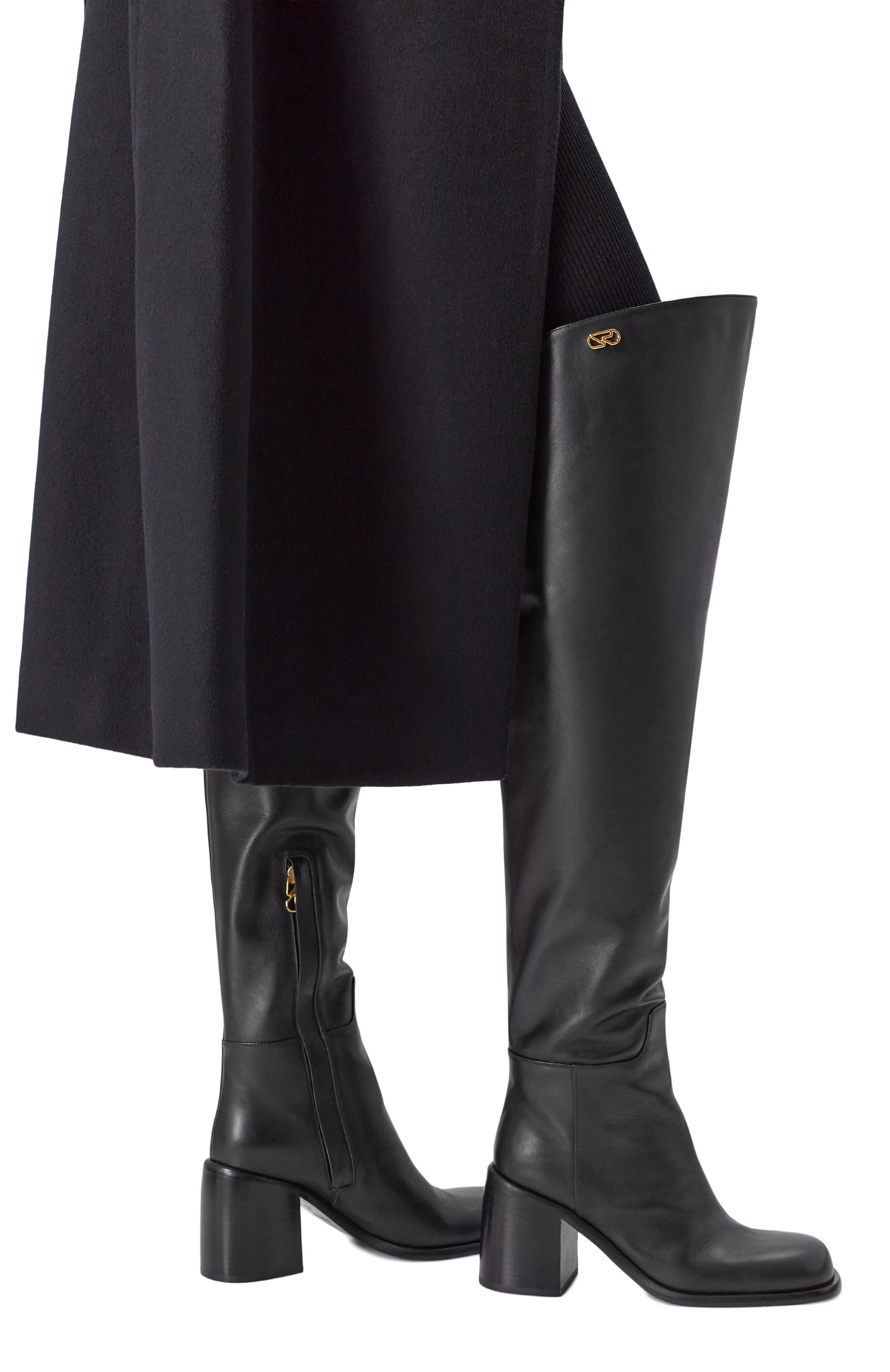 Кожаные ботфорты avenue 80 SERGIO ROSSI, арт. B15560/MMVN13, фото 2