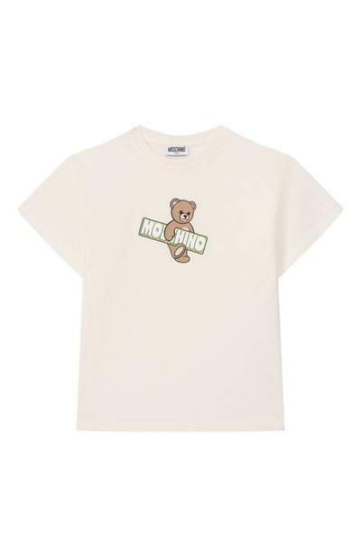 Хлопковая футболка MOSCHINO, арт. HYM03S/LFA07_001