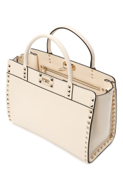 Сумка rockstud VALENTINO кремового цвета по цене 259500 руб., арт. VW2B0I15/VSF, фото 4 Сумка rockstud VALENTINO, арт. VW2B0I15/VSF, фото 4