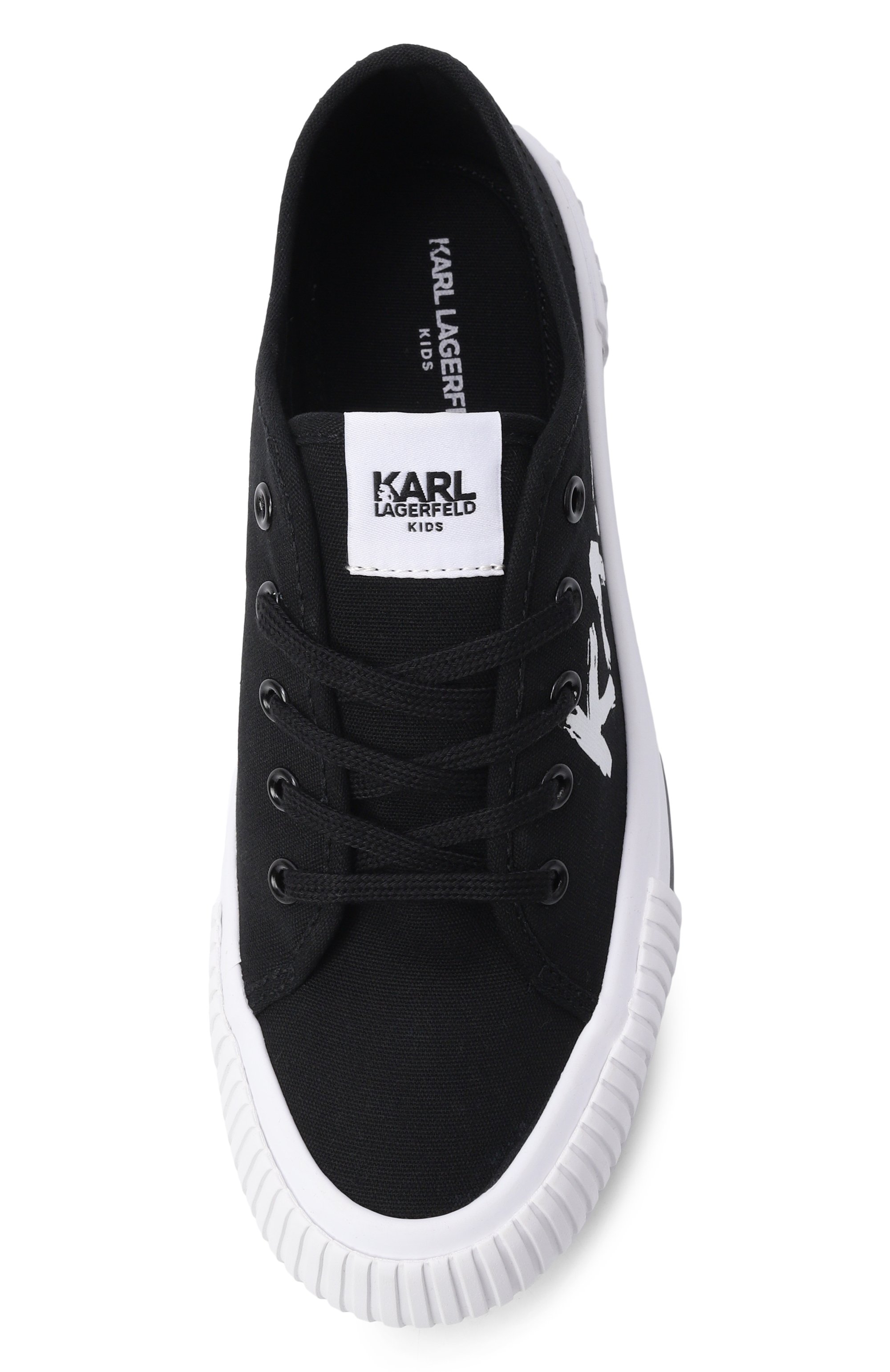 Текстильные кеды KARL LAGERFELD KIDS, арт. Z31180, фото 4