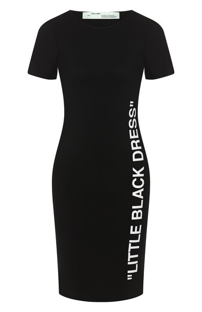 Женское платье из вискозы OFF-WHITE, арт. 0WDB118R19B780641001